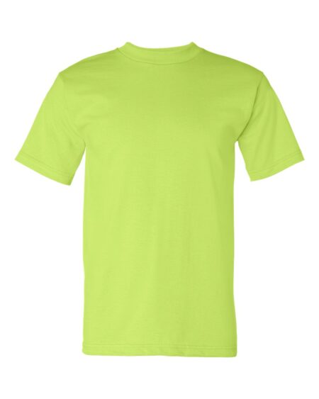 Lime green Bayside 5100 heavyweight unisex T-shirt
