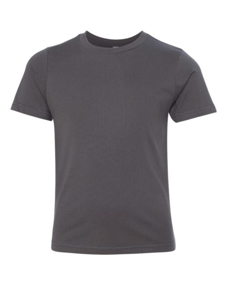 Next Level 3310 youth cotton T-shirt shown from the front