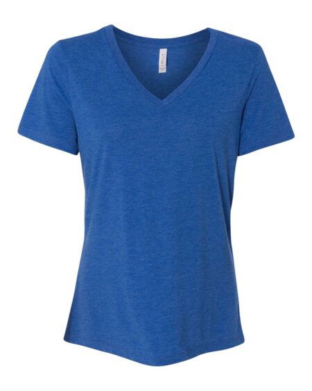 BELLA + CANVAS 6415 Women’s Relaxed Triblend V-Neck Tee