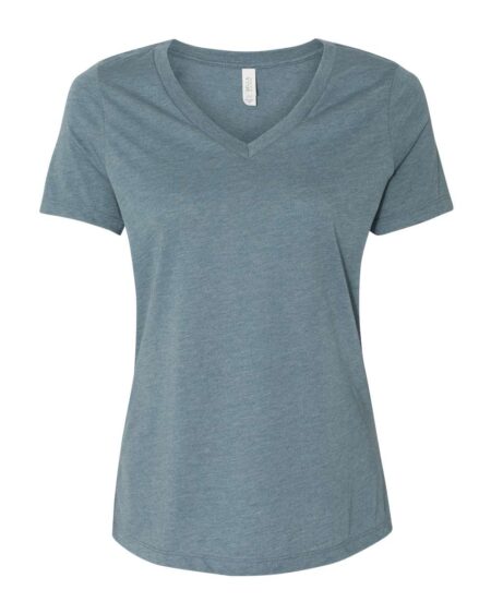 BELLA + CANVAS 6405CVC Women’s Relaxed Heather CVC V-Neck Tee