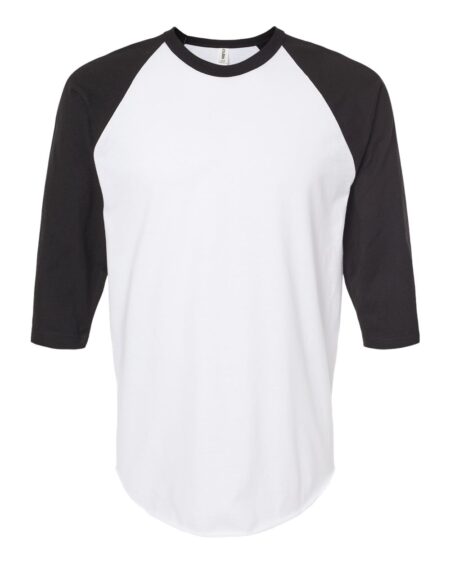 Tultex 245 Unisex Fine Jersey Raglan T-Shirt
