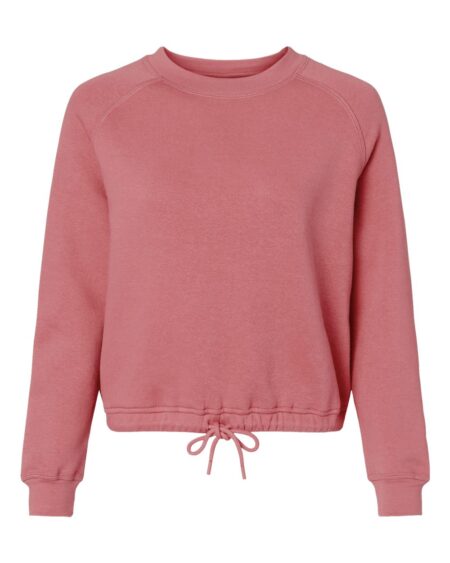 LAT 3528 Women’s Relaxed Boxy Crewneck Sweatshirt
