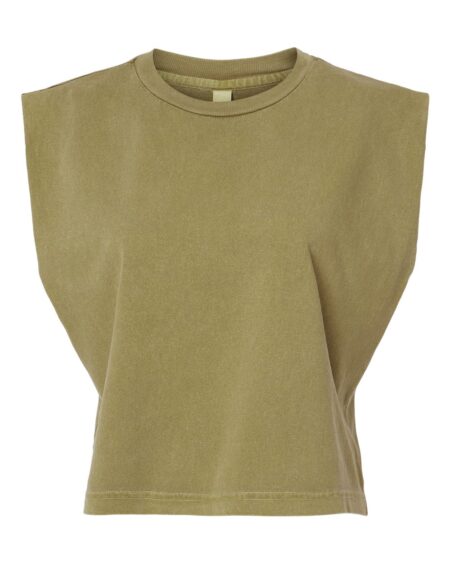American Apparel 307GD women’s heavyweight muscle tee in front view
