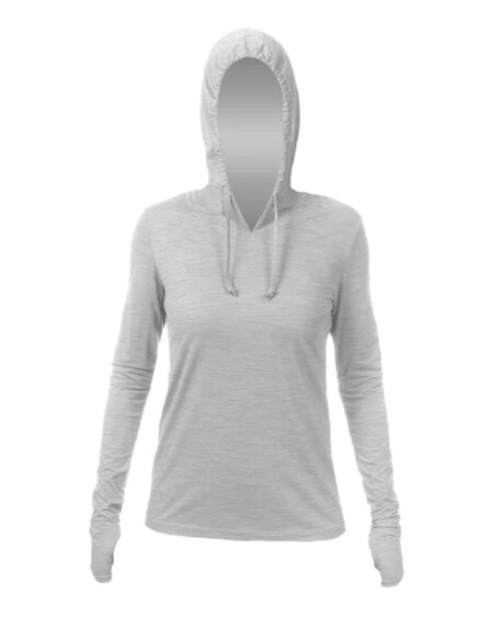 ANETIK WSBRZH0 Women’s Breeze Tech Hooded Long Sleeve T-Shirt
