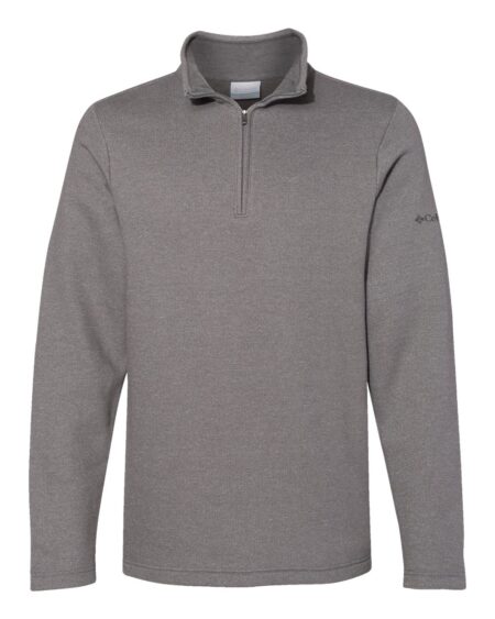 Gray Columbia men's Great Hart Mountain III half-zip pullover
