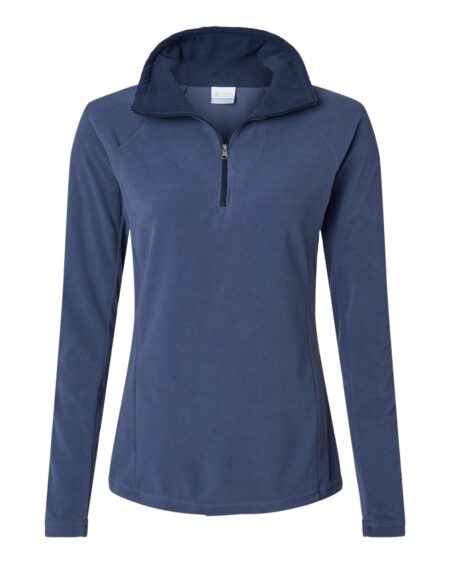Nocturnal women's Columbia fleece half-zip pullover with long sleeves