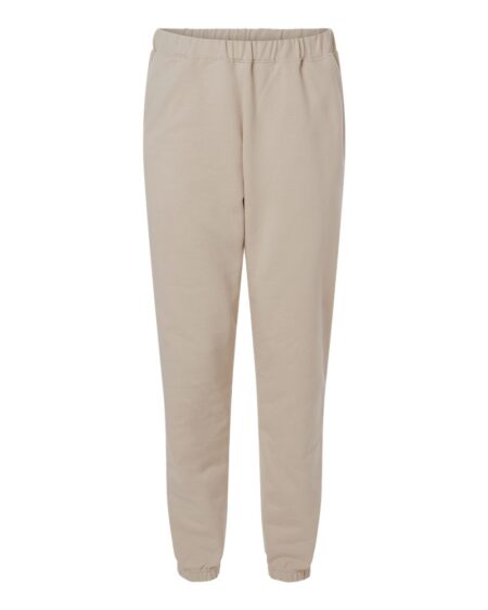 Front view of Gildan SF100 tapered sweatpants with elastic cuffs