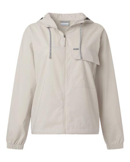 Columbia women's Skien Valley hooded jacket in Dark Stone