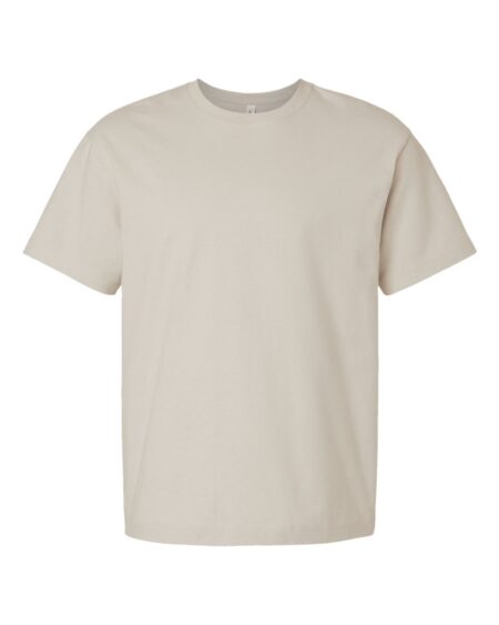 BELLA + CANVAS 4610 heavyweight cotton tee, front view