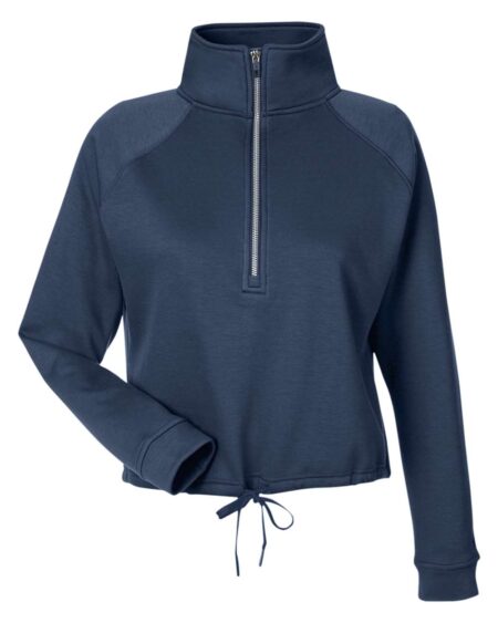 Front view of the women's Spyder Xtryme half-zip pullover