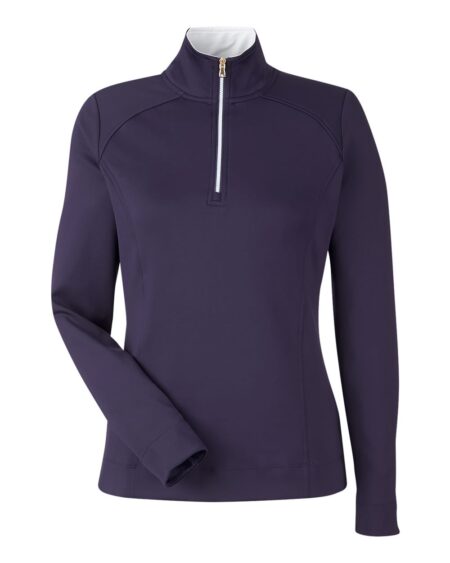 Fairway & Greene women's quarter-zip pullover front view