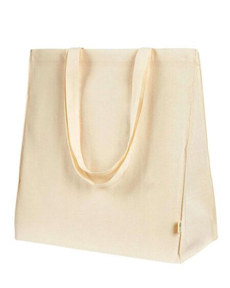 Natural econscious EC8052 Go Lite Tote with self-fabric handles