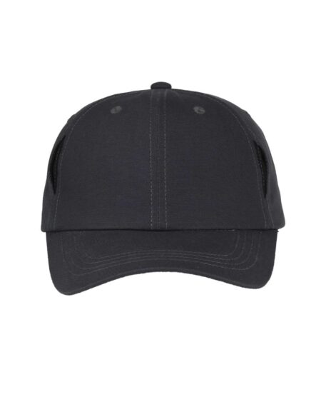 Front view of black Outdoor Cap CARG100 cargo cap