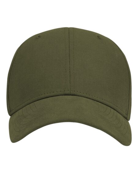 Olive green DRI DUCK 3273 Legend Cap, front view