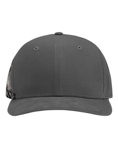 Front view of the charcoal DRI DUCK 3344 welder cap