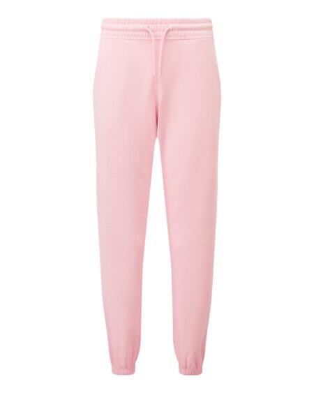 Front view of pink TriDri Jamie recycled joggers