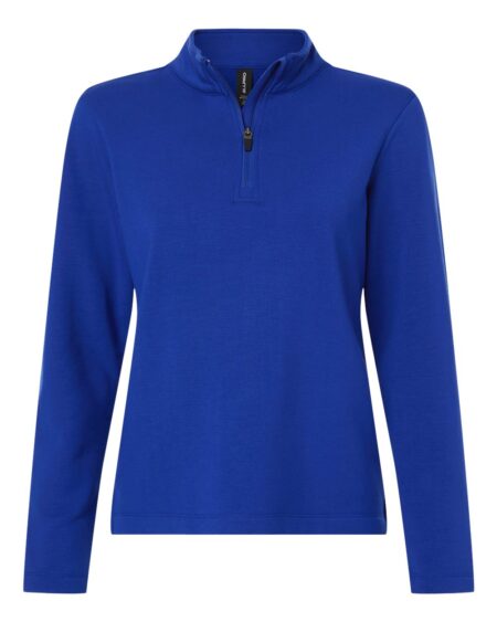 AllPro STF870L Women’s Stretch Quarter-Zip Fleece Pullover