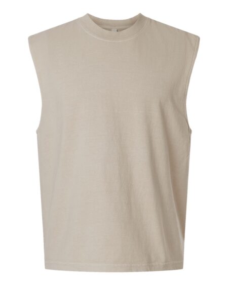 Faded bone American Apparel 207GD boxy muscle tee
