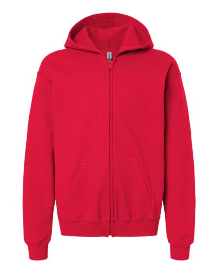Gildan 18600B Youth Heavy Blend™ Full-Zip Hooded Sweatshirt