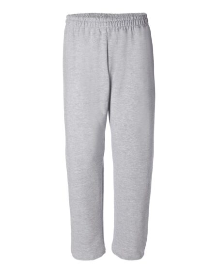 Sport Grey Gildan 18400 open-bottom sweatpants