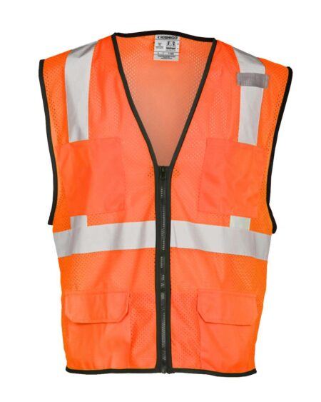 Kishigo 1191-1192 Unisex Economy Mesh 6-Pocket Vest