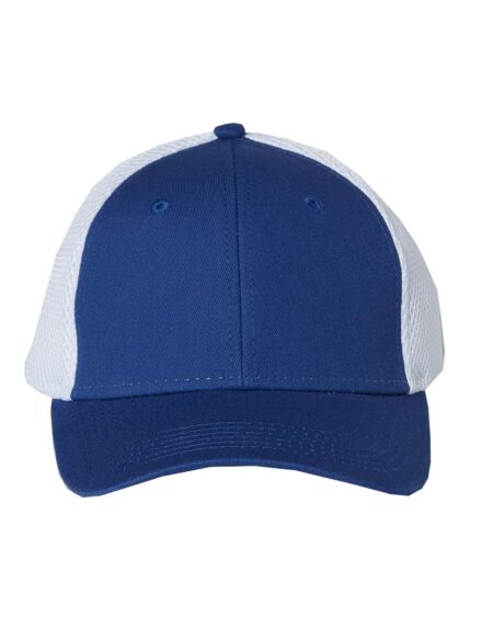 Navy and white Valucap 3200 spacer mesh-back cap