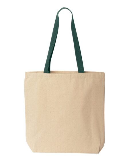 Natural Liberty Bags 8868 tote with dark contrast-color handles