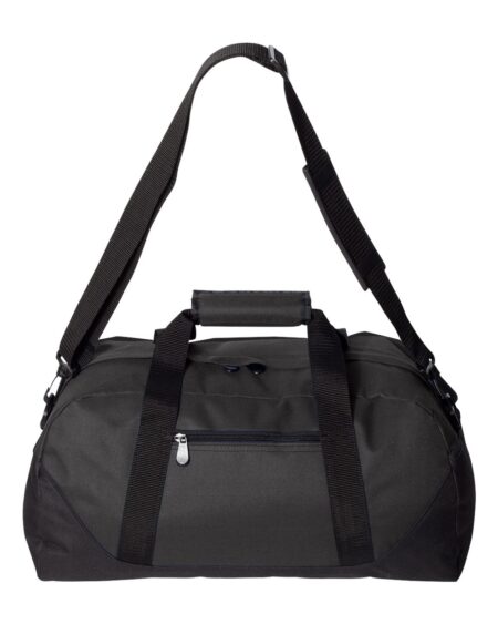 Black Liberty Bags 2250 duffel bag with shoulder strap and front zippered pocket