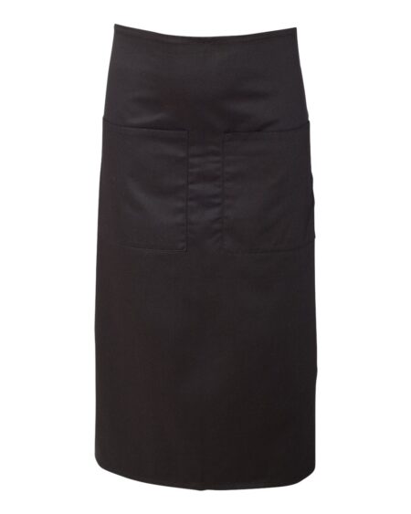Black Liberty Bags 5508 bistro apron with two front pockets
