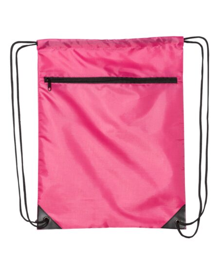 Liberty Bags 8888 Zippered Drawstring Backpack