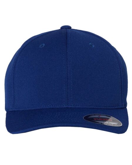 Navy Flexfit 6597 Cool & Dry sport cap with a curved visor