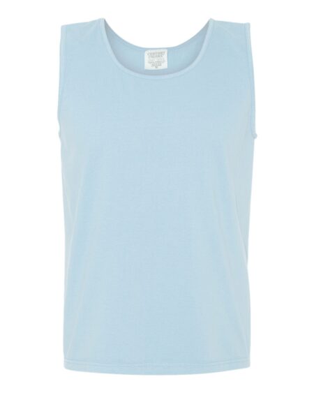 Light blue Comfort Colors 9360 tank top front view