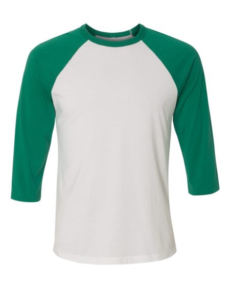 BELLA + CANVAS 3200 Unisex Three-Quarter Sleeve Baseball Tee