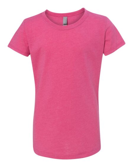 Pink Next Level 3712 girls’ CVC princess t-shirt