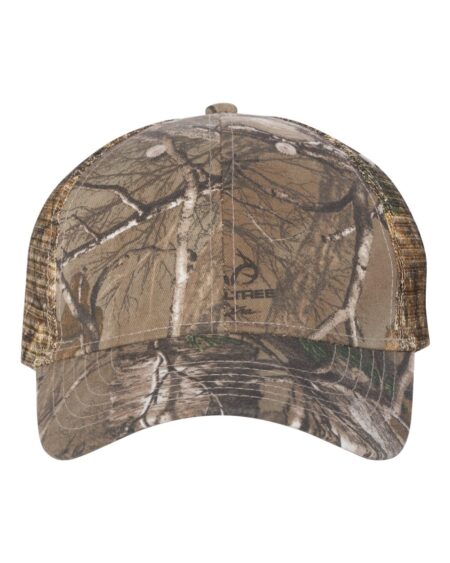 Front view of the Kati LC5M camo mesh back cap