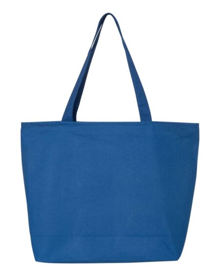 Blue Q-Tees Q611 tote bag with long handles