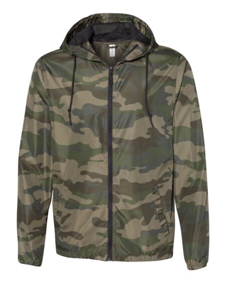 Independent Trading Co. EXP54LWZ Men’s Lightweight Windbreaker Full-Zip Jacket