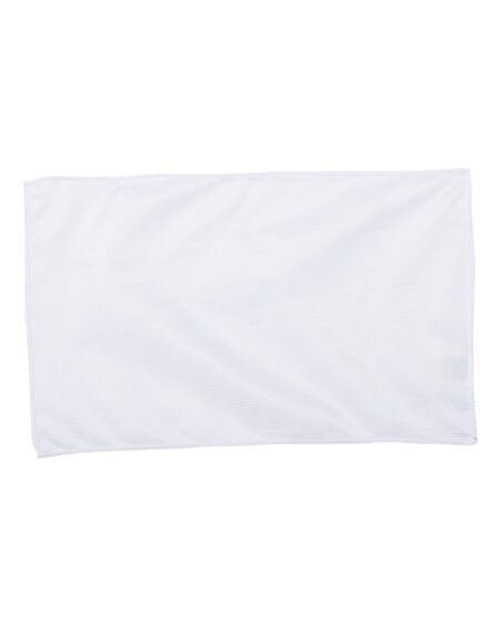 White OAD OAD1118MF microfiber rally towel