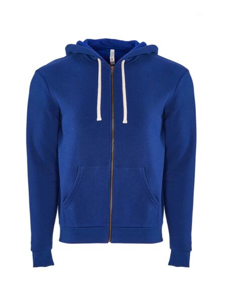 Next Level 9602 Unisex Santa Barbara Full-Zip Hooded Sweatshirt