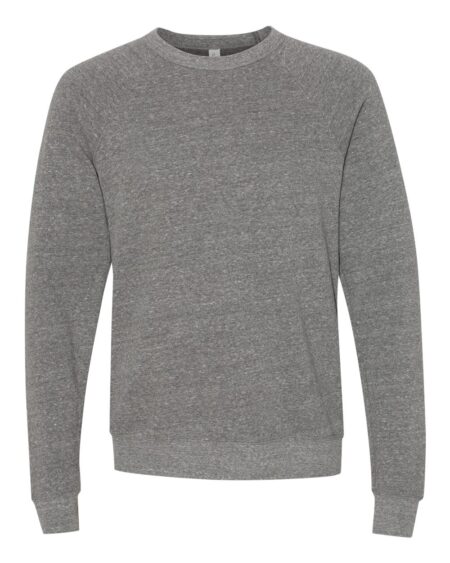 BELLA + CANVAS 3901 Unisex Sponge Fleece Raglan Crewneck Sweatshirt