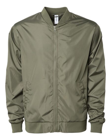 Independent Trading Co. EXP52BMR Unisex Lightweight Bomber Jacket