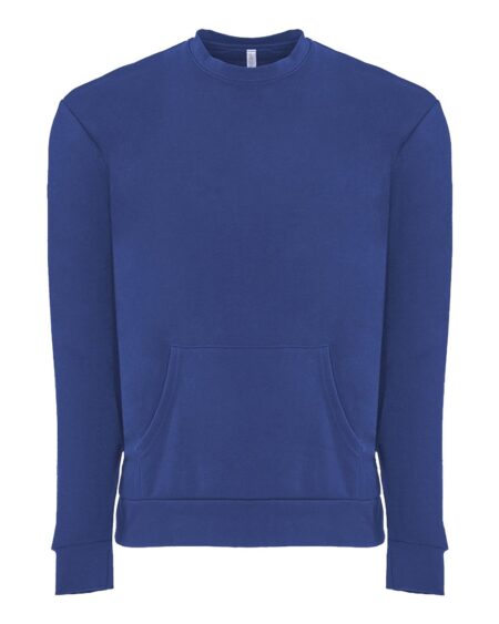 Next Level 9001 Unisex Santa Barbara Pocket Crewneck Sweatshirt