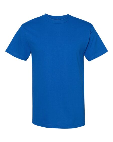 Blue American Apparel 1301 heavyweight cotton short-sleeve T-shirt