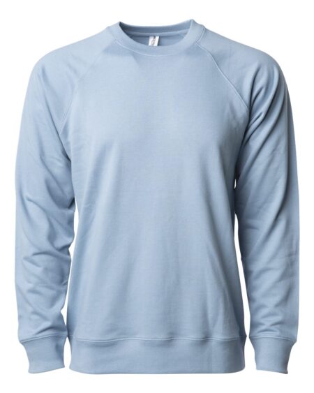 Independent Trading Co. SS1000C Unisex Icon Lightweight Loopback Terry Crewneck Sweatshirt