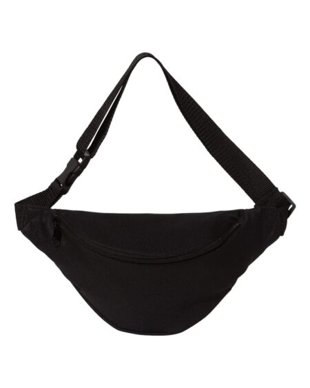 Black Liberty Bags 5773 fanny pack with adjustable strap and front zipper