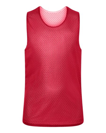 Red C2 Sport youth reversible mesh tank front view