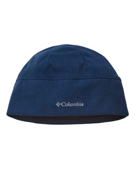 Columbia Trail Shaker beanie in Collegiate Navy with embroidered logo