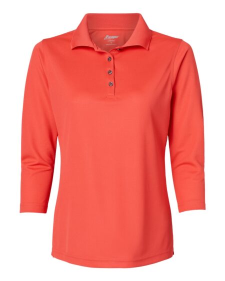 Paragon 120 Women’s Lady Palm Three-Quarter Sleeve Polo
