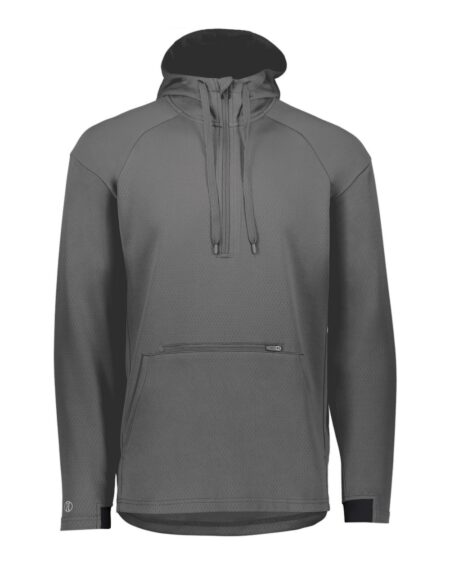 Holloway 222584 Men’s Limitless Quarter-Zip Hooded Pullover