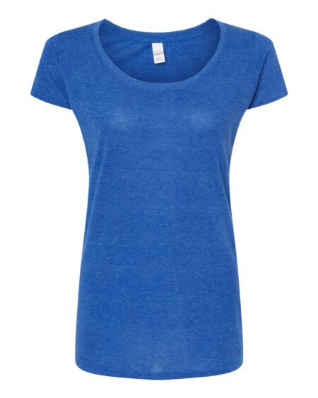 Tultex 243 Women’s Poly-Rich Scoop Neck T-Shirt